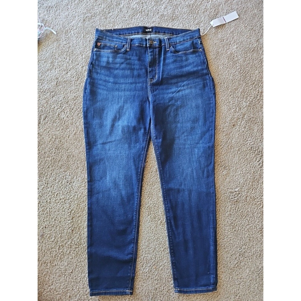 Hudson Natalie Super Skinny Mid Rise Ankle Jean Women Size 34